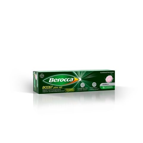 Berocca Boost, kofeiinia ja guaranaa sisältävä vitamiinivalmiste