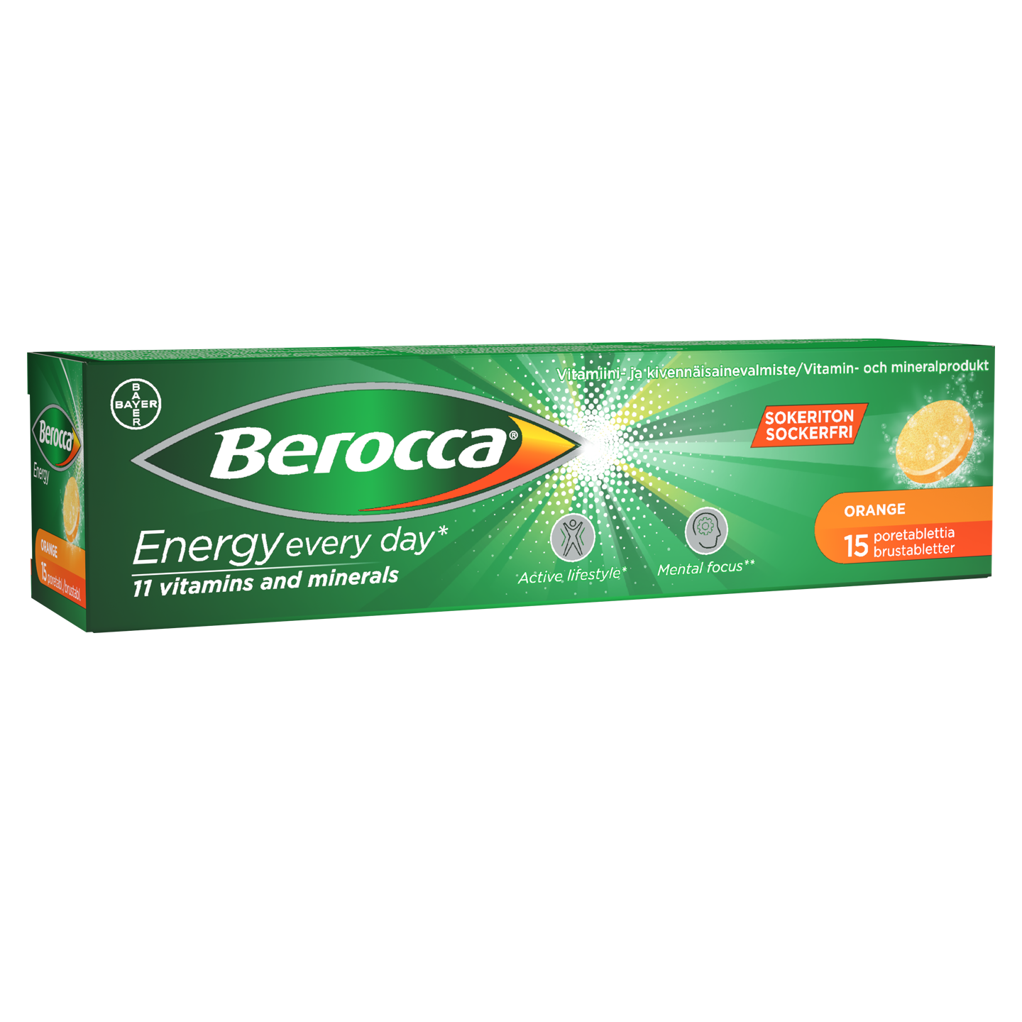 Berocca Energy Orange -poretabletit 