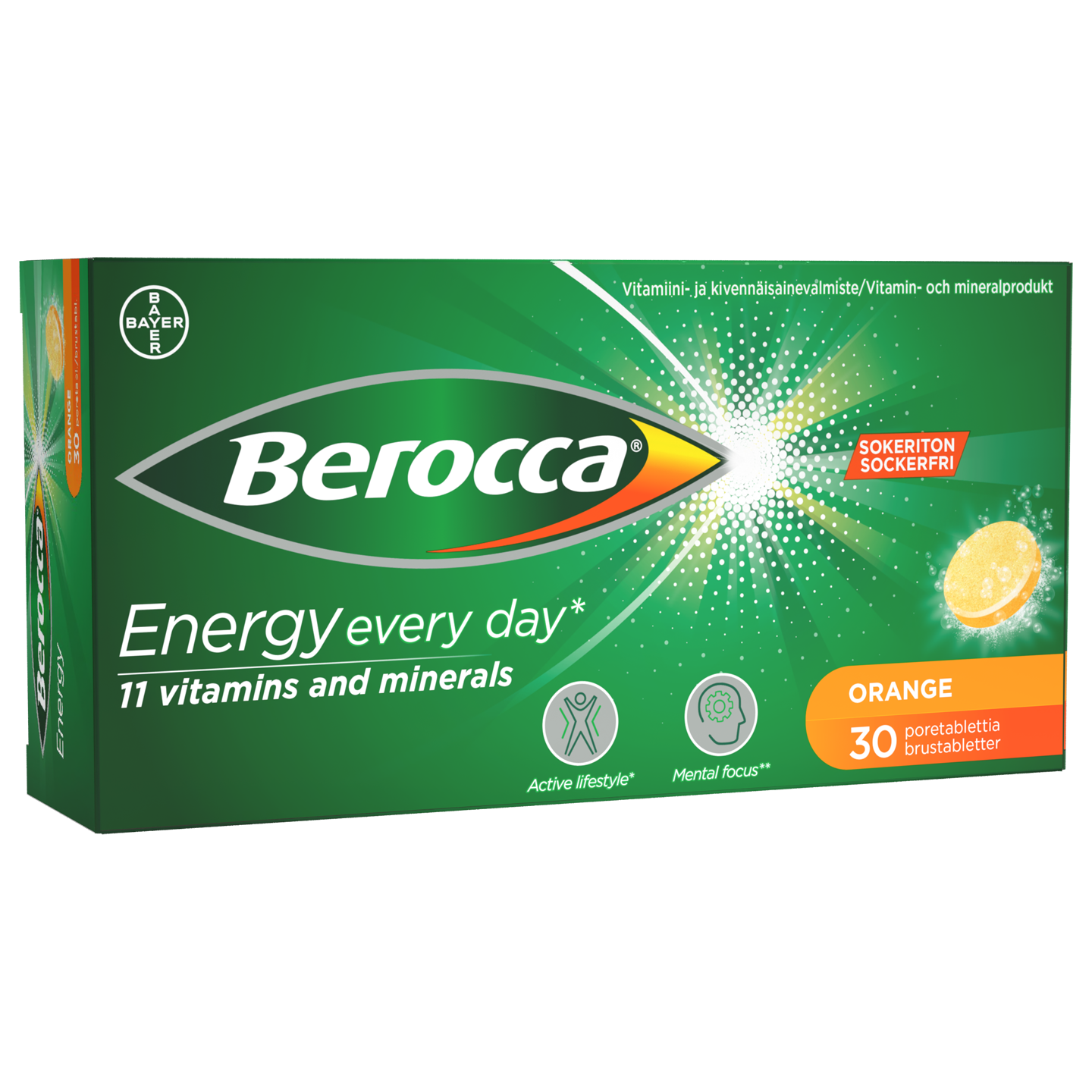 Berocca Energy Orange -poretabletit 
