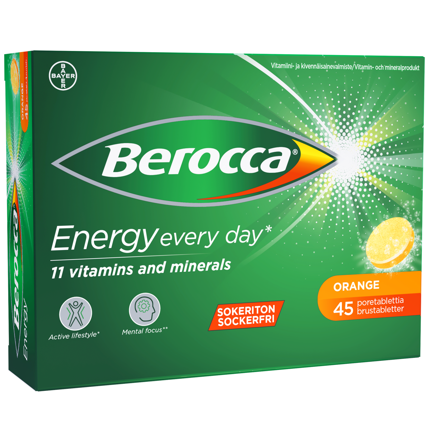 Berocca Energy Orange -poretabletit 