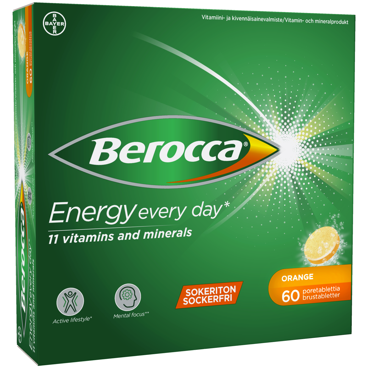 Berocca Energy Orange -poretabletit 